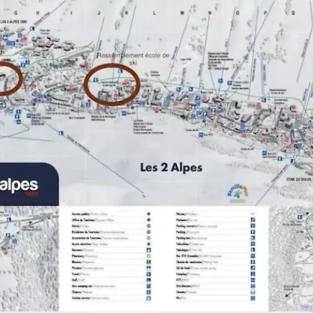 T2 Avec Terrasse, Pied De Piste, Vue Degagee Les Deux Alpes